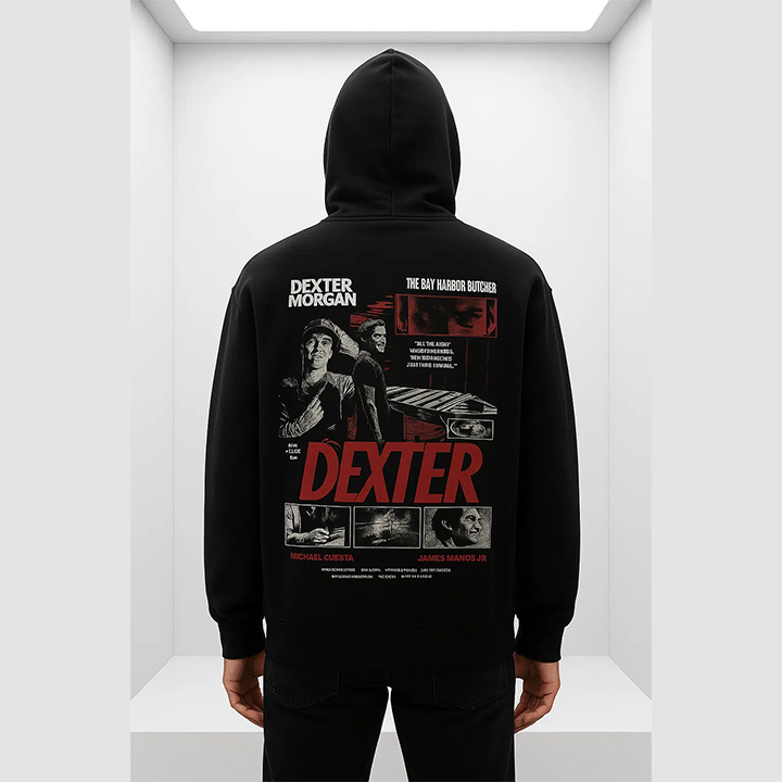 Dexter Morgan Printed Unisex Washed Hoodie