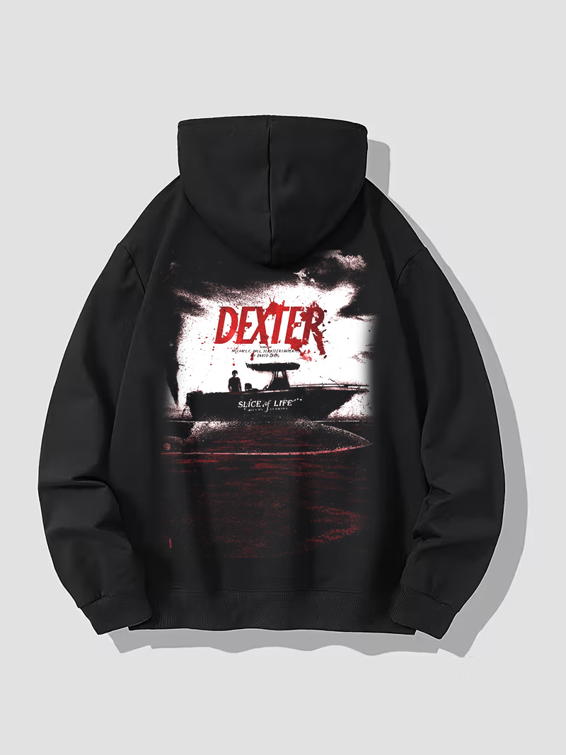 Dexter Slice of life Black Hoodie